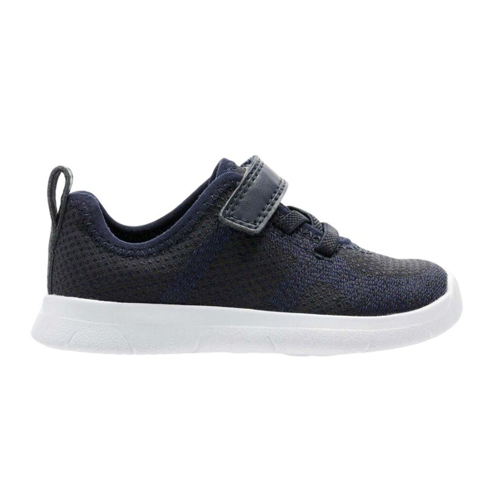 Clarks Baby Ath Flux Flat Sneakers / Navy